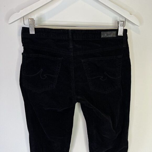 AG Adriano Goldschmied The Legging Super Skinny Black Corduroy Pants - Picture 5 of 7